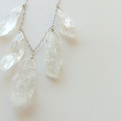 *SV925 icicle crystal necklace 1枚目の画像