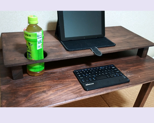 バキ様専用【サイズオーダー可】PC台 キッチン台 飾り棚 UN/N 幅64cm