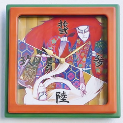 【歌舞伎連獅子之劇】L號時鐘 第1張的照片