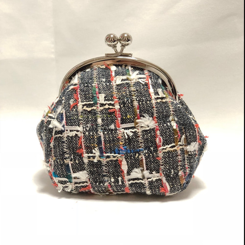 おじさん刺繍のがま口ポーチ『Maurice』 がま口 mocolleu 通販