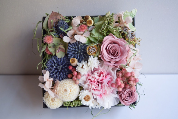 Preserved Flower Box Arrangement ~母の日限定~ 3枚目の画像