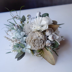 《送料無料》list bouquet&Head Dress&Boutonniere ~ST blue~ 2枚目の画像