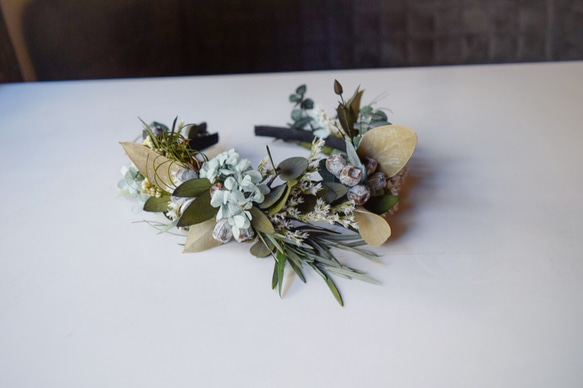 《送料無料》list bouquet&Head Dress&Boutonniere ~ST blue~ 7枚目の画像