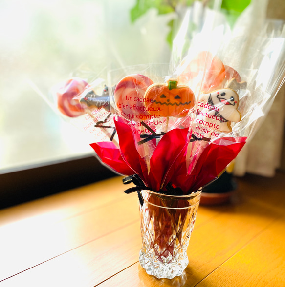 ハロウィンミニブーケ　4束セット 1枚目の画像