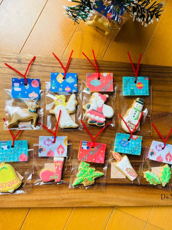 クリスマスツリーオーナメントクッキー【クリスマス2023】 2枚目の画像
