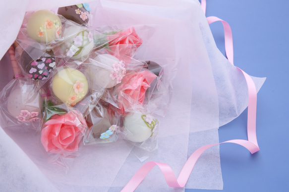 食べられる花束！お菓子ブーケ 2枚目の画像