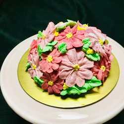 フラワードームケーキ 4枚目の画像