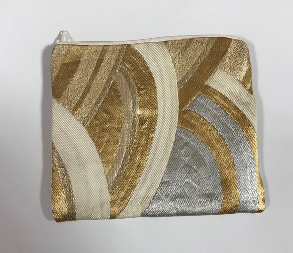 金襴リメイク　ミニポーチ 金襴リメイク ミニポーチ