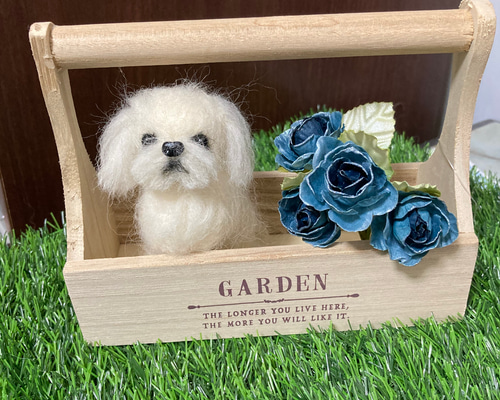 オーダーページ 羊毛フェルトペキニーズ 羊毛フェルト doglover