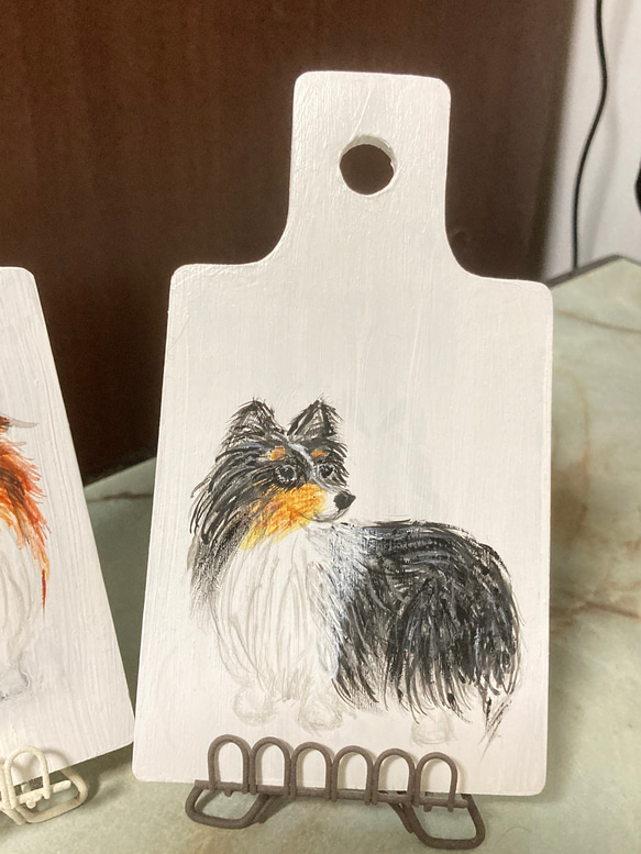 ペットの似顔絵オーダー　シェルティ オーダーメイド☆手描き ペット似顔絵イラスト | iichi 日々の