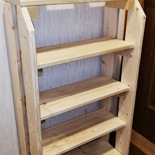 棚 靴箱 本棚 ラック ハンドメイド ブライワックス