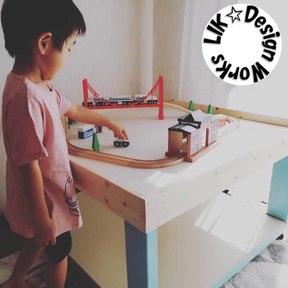 1096 ヴィンテージ 長テーブル デスク 展示台 作業台 レトロ 子供