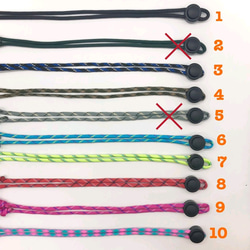 パラコード　マルチクリップ   ハットクリップ  帽子ストラップ　ブラック 6枚目の画像