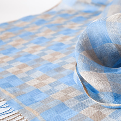 本藍染めカシミヤストール（グラデーション） HK11-0002-1 ストール