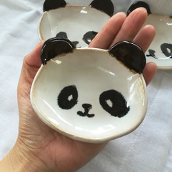 パンダの豆皿 2枚目の画像