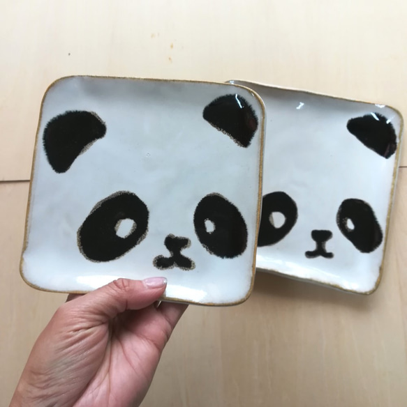 大倉陶園　パンダ　中皿　大皿　金縁 楽天 パンダ 皿 大倉陶園 パンダ 中皿 大皿 金縁 パンダ皿 皿