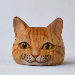 茶トラ猫のスカーフリング（其の１） 1枚目の画像