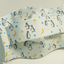 企鵝家族―環保布口罩/ 日本布 / 100%純棉透氣 / 可換濾材 / 中間開口 第1張的照片