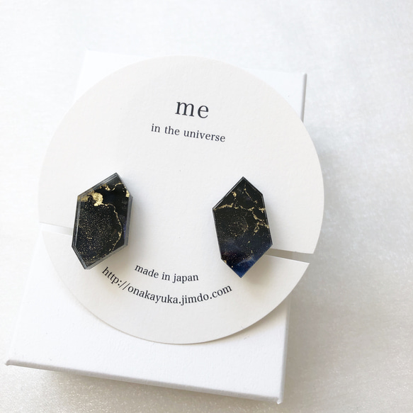 me earring Black（イヤリング） 1枚目の画像