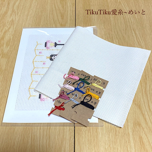 クロスステッチキット】L判サイズ おひなさま キット TikuTiku