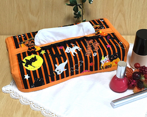 コーラルアンドタスク ハロウィン ティッシュボックスカバー Coral&Tusk コーラル&タスク ティシュボックスカバー コーラル