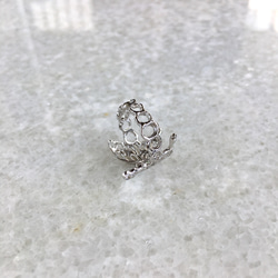 Anello ”Anello farfalla”（piccolo）ー小さい蝶のリングー　シルバー925/リング 5枚目の画像