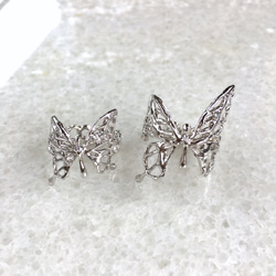 Anello ”Anello farfalla”（piccolo）ー小さい蝶のリングー　シルバー925/リング 6枚目の画像