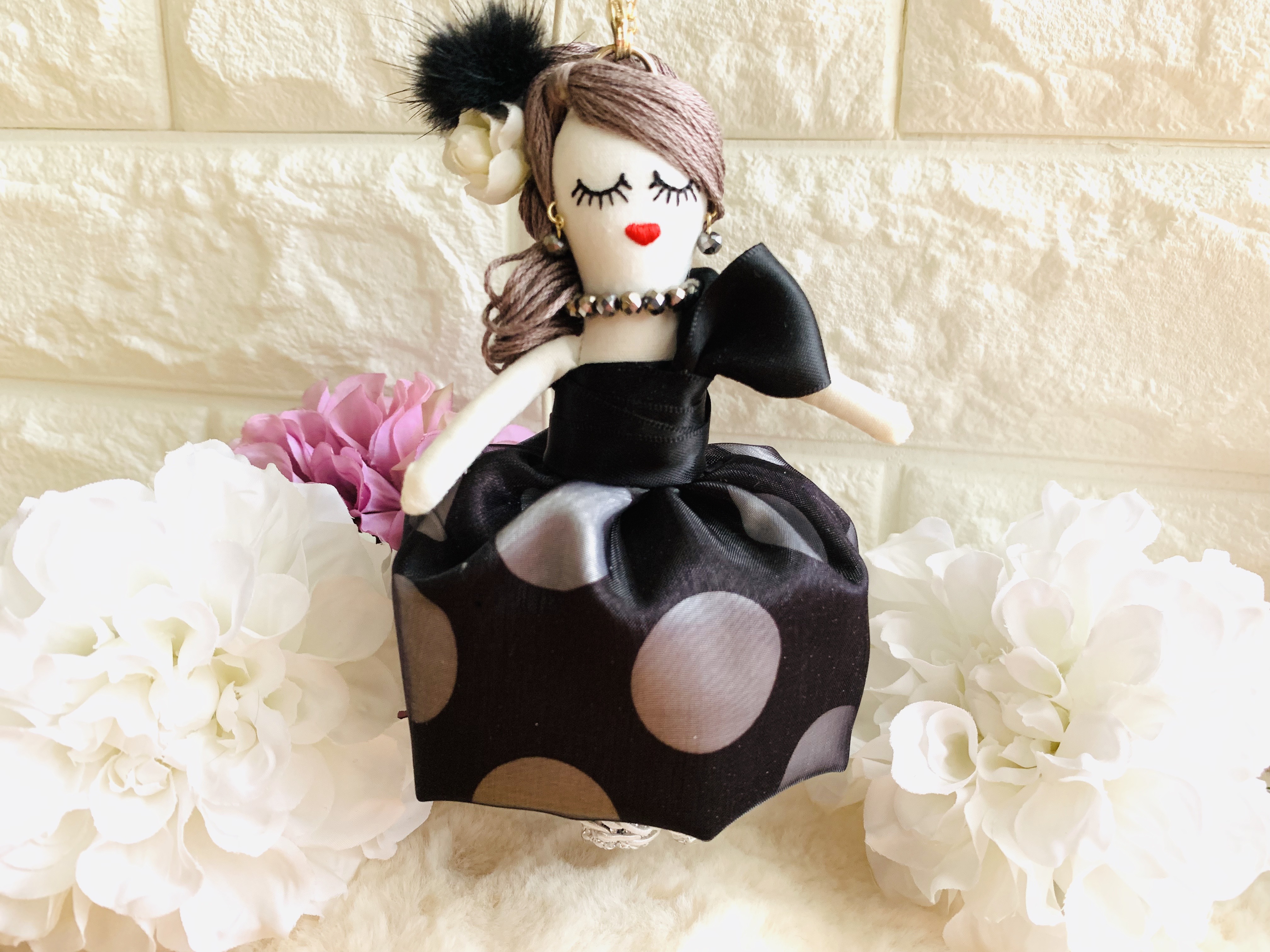 ★送料込み★ルルベちゃんリボン&ドットドレス