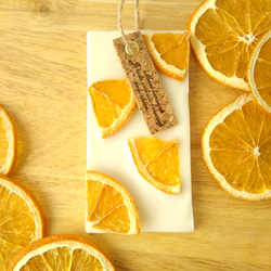 【国産キャンドルオイル】ドライオレンジのワックスサシェ 2枚目の画像