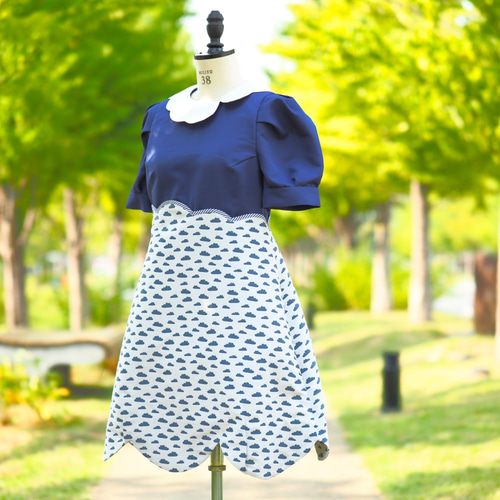 恰好良く決まる花柄気品華モードワンピース – ONE PEACE ONLINE