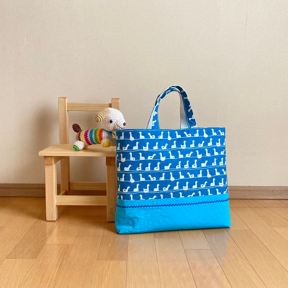 レッスンバッグ(アヒルがいっぱい) レッスンバッグ こサボテン 通販 