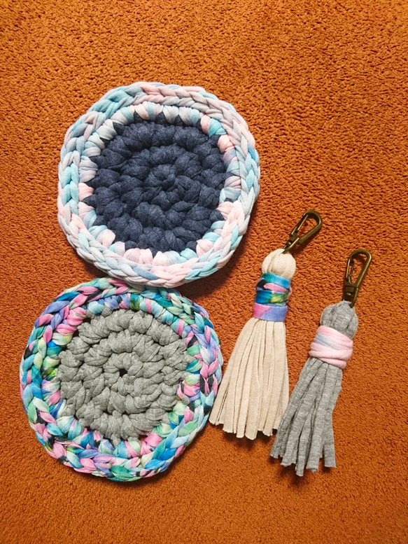 ズパゲッティ コースター タッセル その他雑貨 ここなっつ 通販  