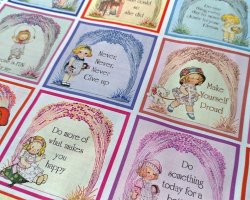 再入荷）☆可愛いキッズ（パステル）パネル柄 生地 Atelier⭐︎乙女