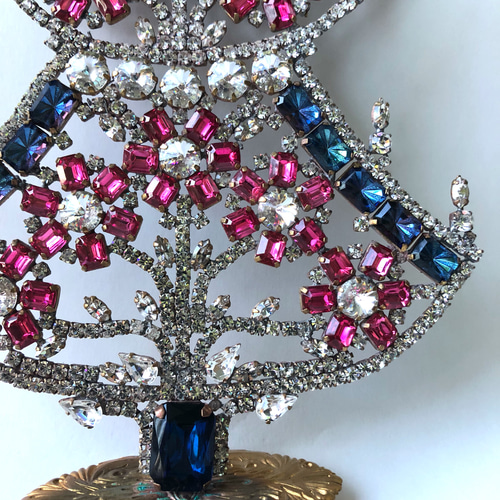 30センチ超 Husar.D◇チェコヴィンテージガラス◇ クリスマスツリー