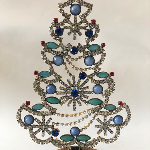 チェコ ヴィンテージツリー□クリスマスカラー