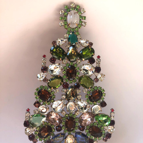 チェコ ヴィンテージツリー□クリスマスカラー