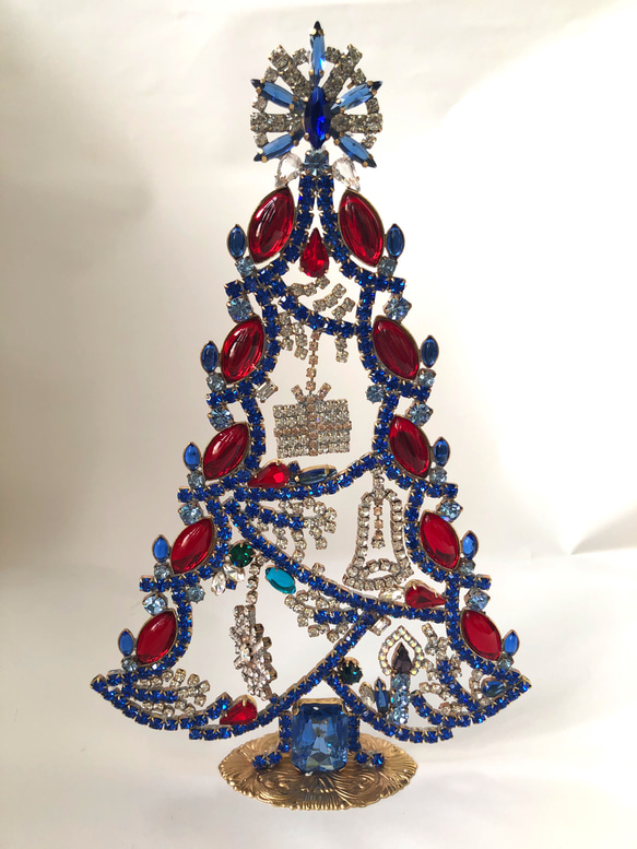 ◇チェコヴィンテージガラス◇ クリスマスツリー□オーナメント