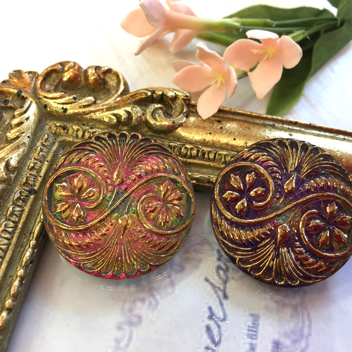 ペイントゴールドボタン 