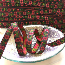 希少◇チェコ ウランガラス ヴィンテージ ネックレス◇Bijoux.M.G刻印