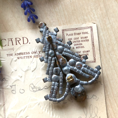 チェコガラスのクリスマスツリーブローチ ブローチ mandtaniko 通販