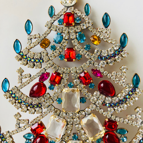 刻印あり◇チェコヴィンテージガラス◇ クリスマスツリー その他