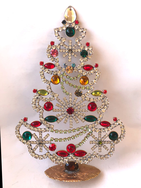 チェコ  ヴィンテージツリー■クリスマスカラー チェコ ヴィンテージツリー□クリスマスカラー