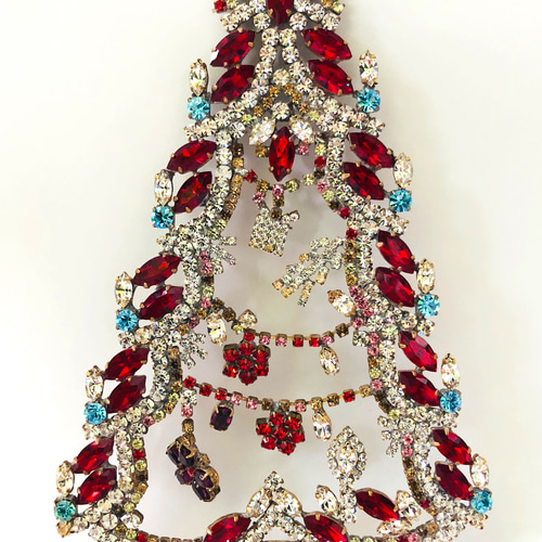 チェコ  ヴィンテージツリー■クリスマスカラー チェコ ヴィンテージツリー□クリスマスカラー