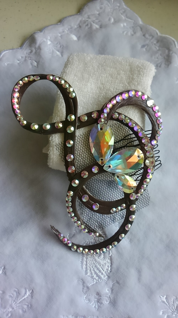 社交ダンス ヘアーオーナメント ヘッドドレス（アクセサリー