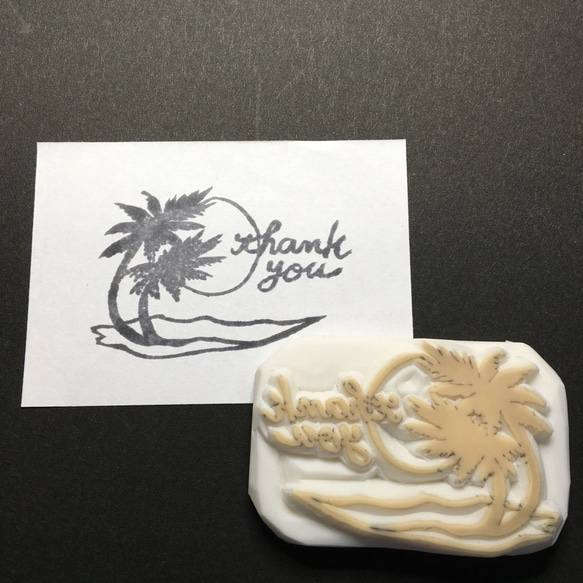 【消しゴムはんこ】Thank you  売約済み THANK YOU 消しゴムはんこセット はんこ・スタンプ asako-made