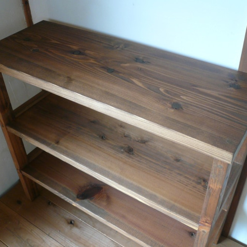 天然木のシンプル木製ラック シリーズ】キッチンラック リビングラック