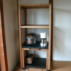 天然無垢材使用　レンジ台 （家電等は付きません） 天然無垢材使用 レンジ台 （家電等は付きません） 天然無垢材使用