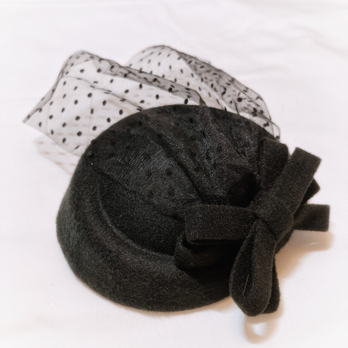 ヘッドドレス リボン カクテルハット トーク帽 ハット 着物 振り袖 袴