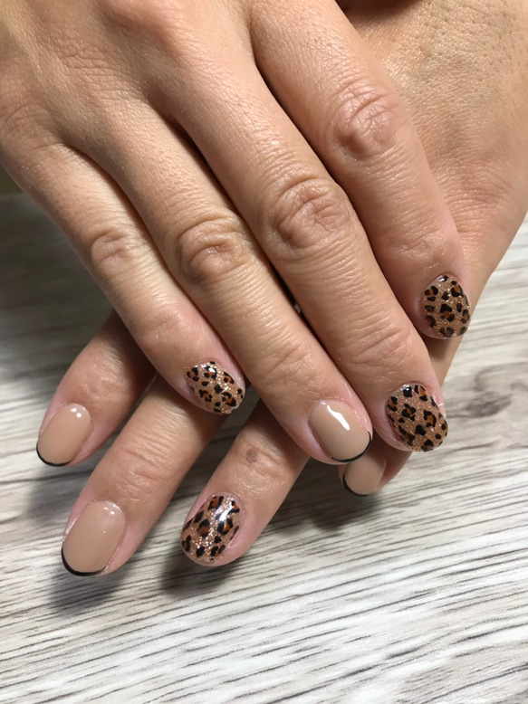大人レオパード ネイルチップ 大人レオパード♡ ネイルチップ ネイルチップ（つけ爪） Runash
