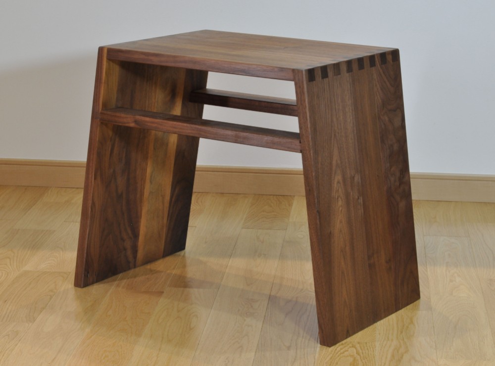 スタッキングスツール　ウォールナット無垢材　オイル仕上げ 12,768円